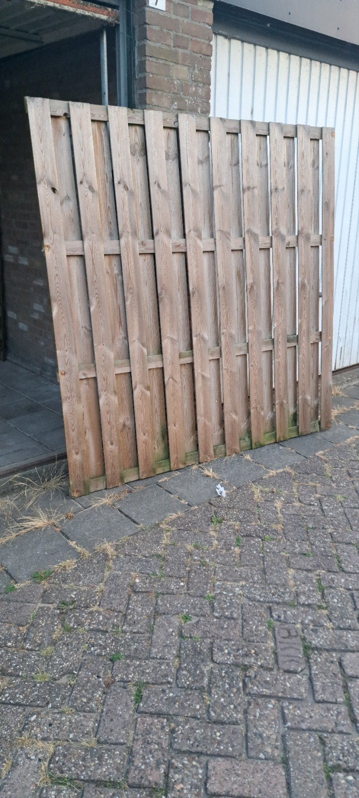 11 tuinscherm,  schutting , tuinschermen te koop, Ophalen, 1 tot 2 meter, Minder dan 3 meter, Zo goed als nieuw