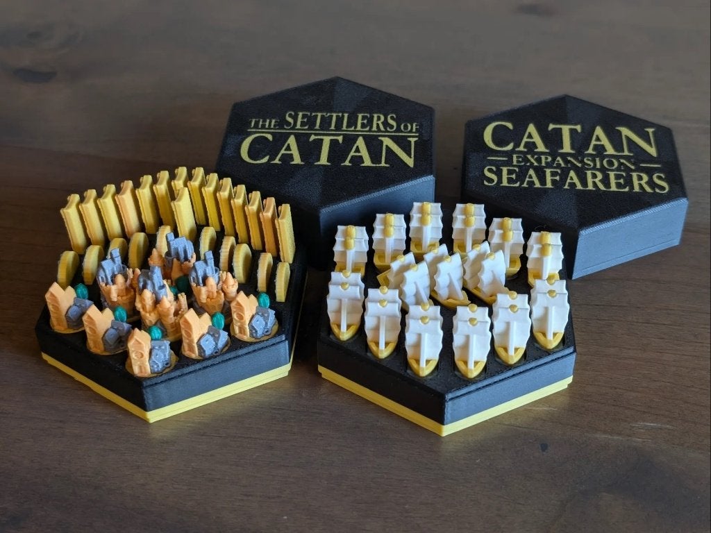 Catan opbergdoos voor spelersstukken, Ophalen of Verzenden, Nieuw