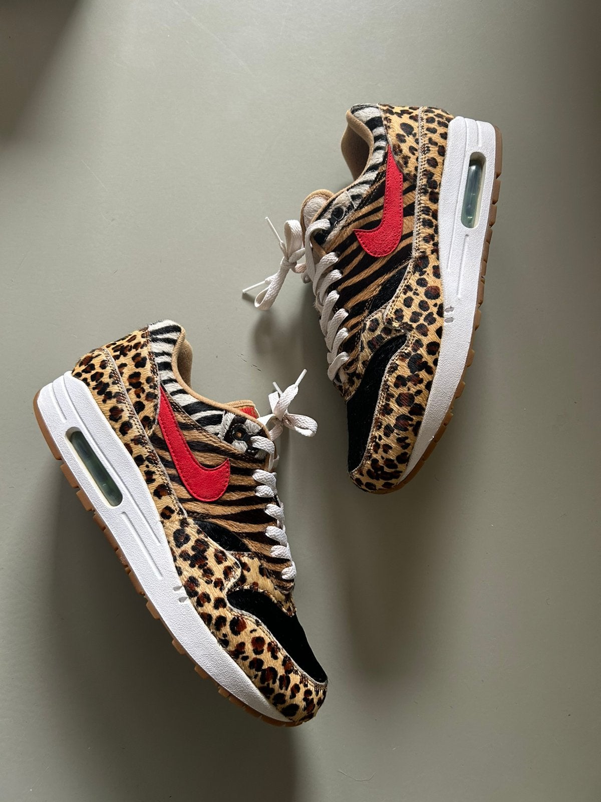 Nike Air Max 1 x Atmos Animal Pack 2.0 maat 43, Overige kleuren, Ophalen of Verzenden, Sneakers of Gympen, Zo goed als nieuw
