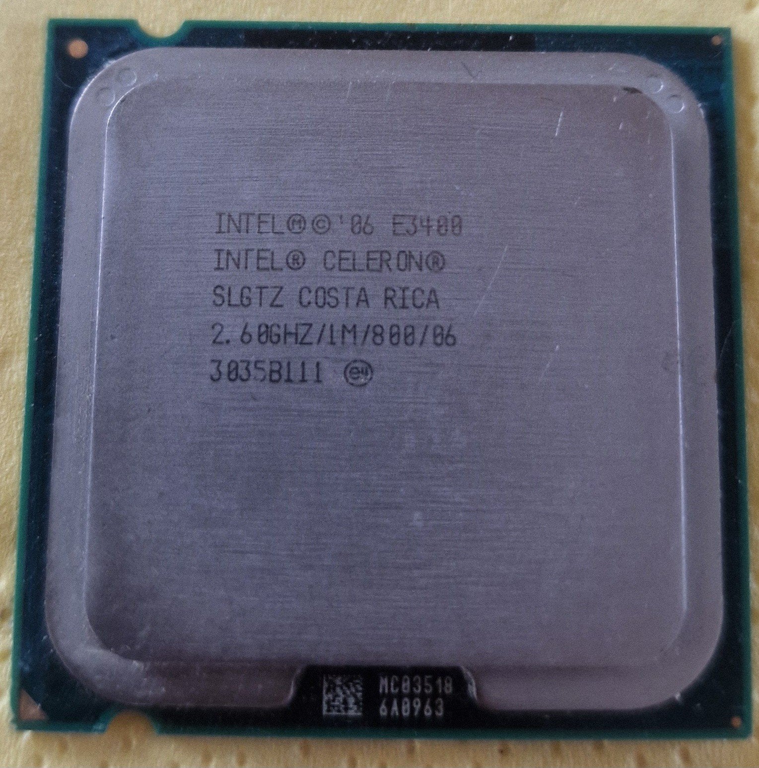 intel e3400 Celeron, Zo goed als nieuw, 2-core, Socket 775, Intel Celeron
