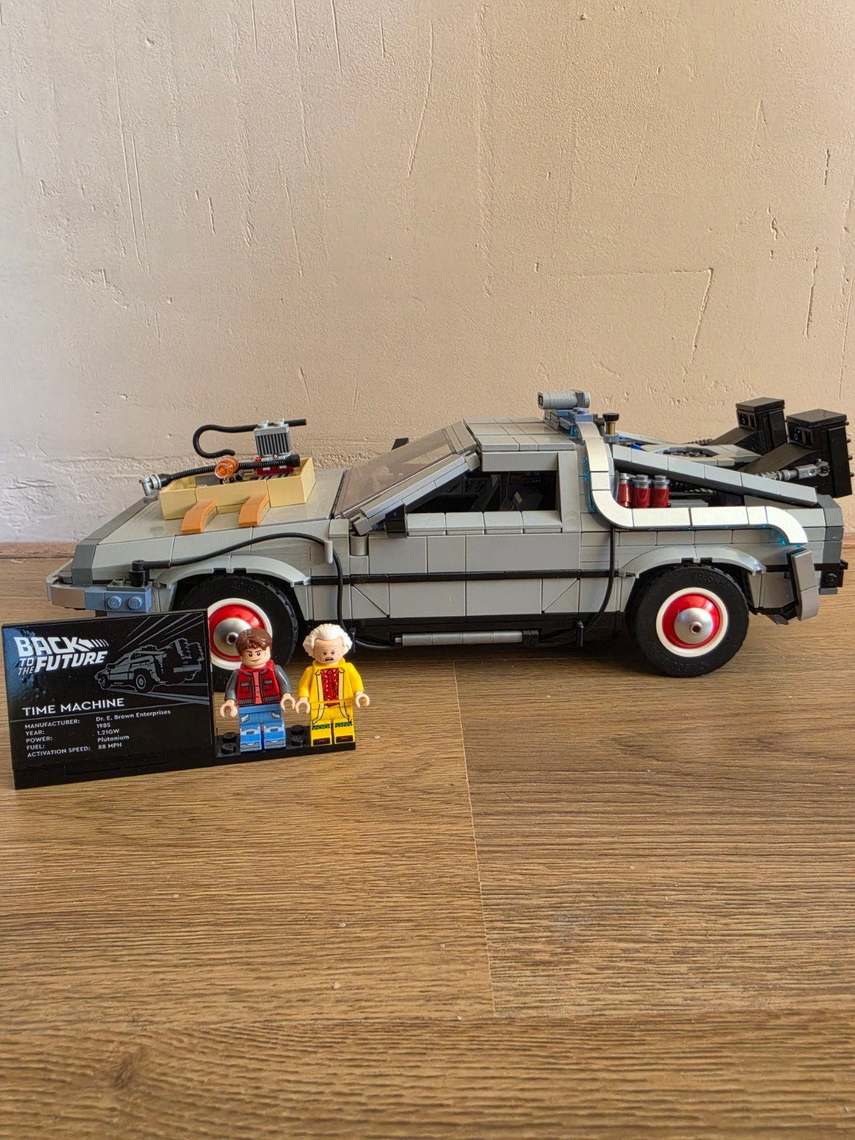 Lego Back to the Future DeLorean Time Machine (10300), Overige thema's, Lego, Ophalen of Verzenden, Zo goed als nieuw