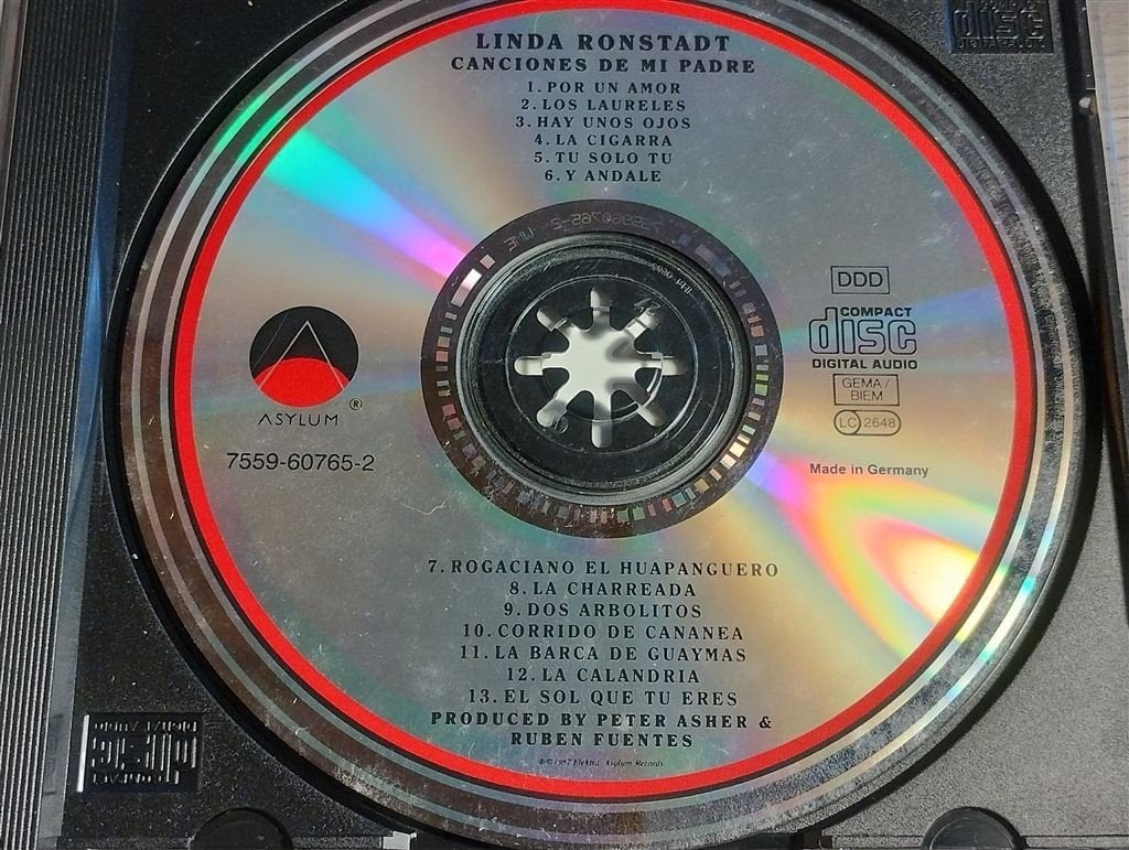 Linda Ronstadt - Canciones De Mi Padre, Cd's en Dvd's, Ophalen of Verzenden, Zo goed als nieuw
