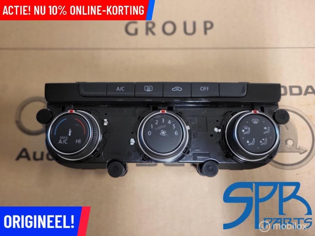PASSAT B8 Climatronic paneel 5G0907426AF CLIMAT CONTROL UNIT, Gebruikt, Volkswagen, Ophalen of Verzenden