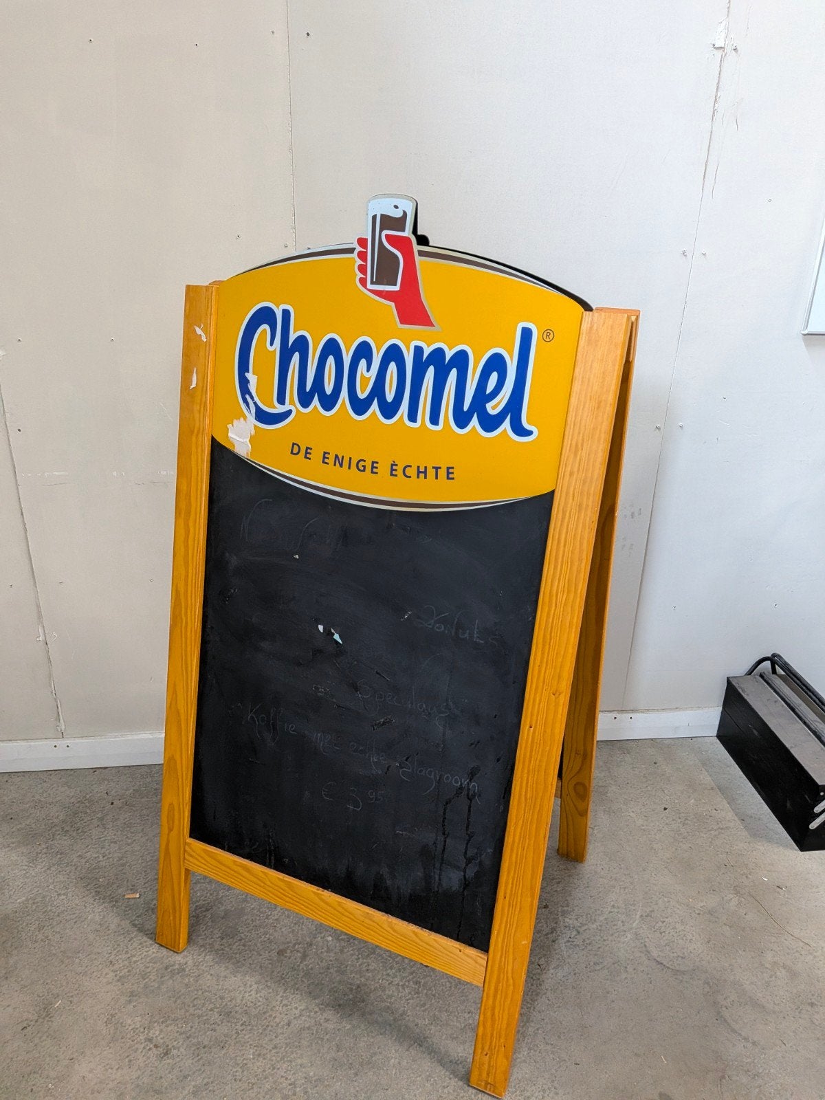 Krijtborden met reclame (Chocomel, Coca-Cola, Mocca d'Or), Ophalen of Verzenden