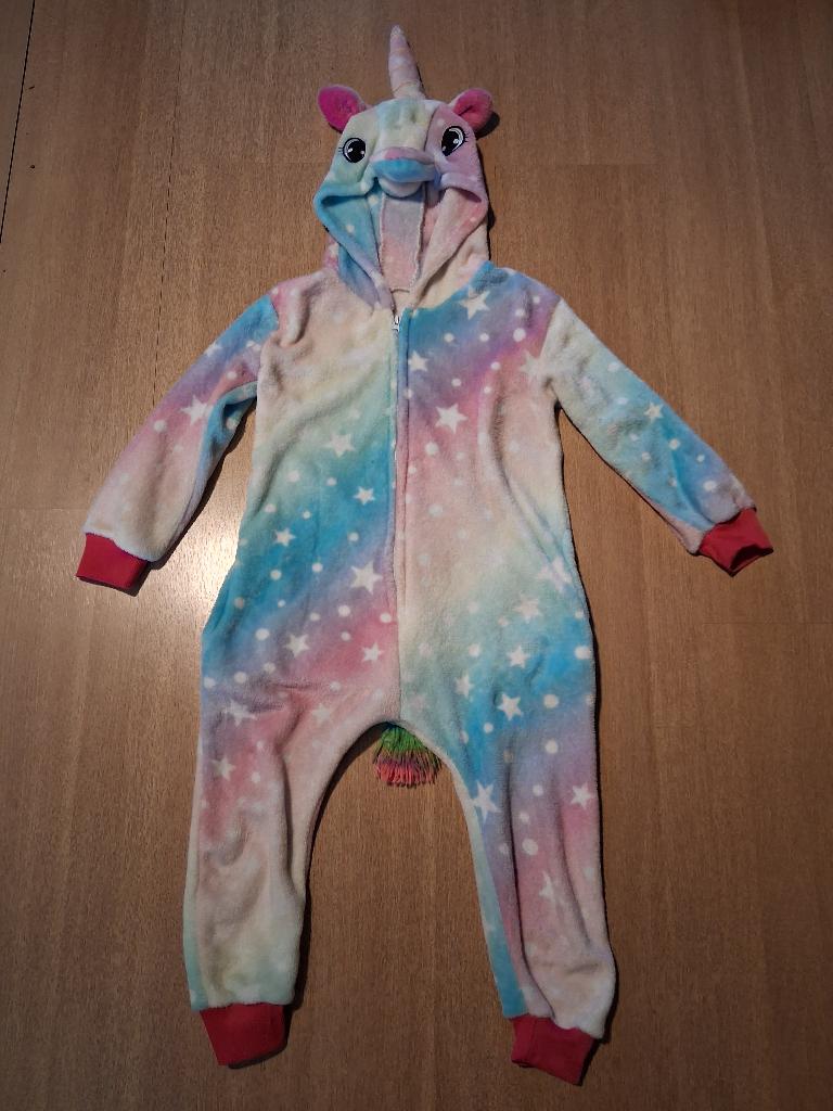 Eenhoorn Unicorn Onesie Huispak maat 110, Ophalen of Verzenden, Gebruikt, Meisje, Overige typen