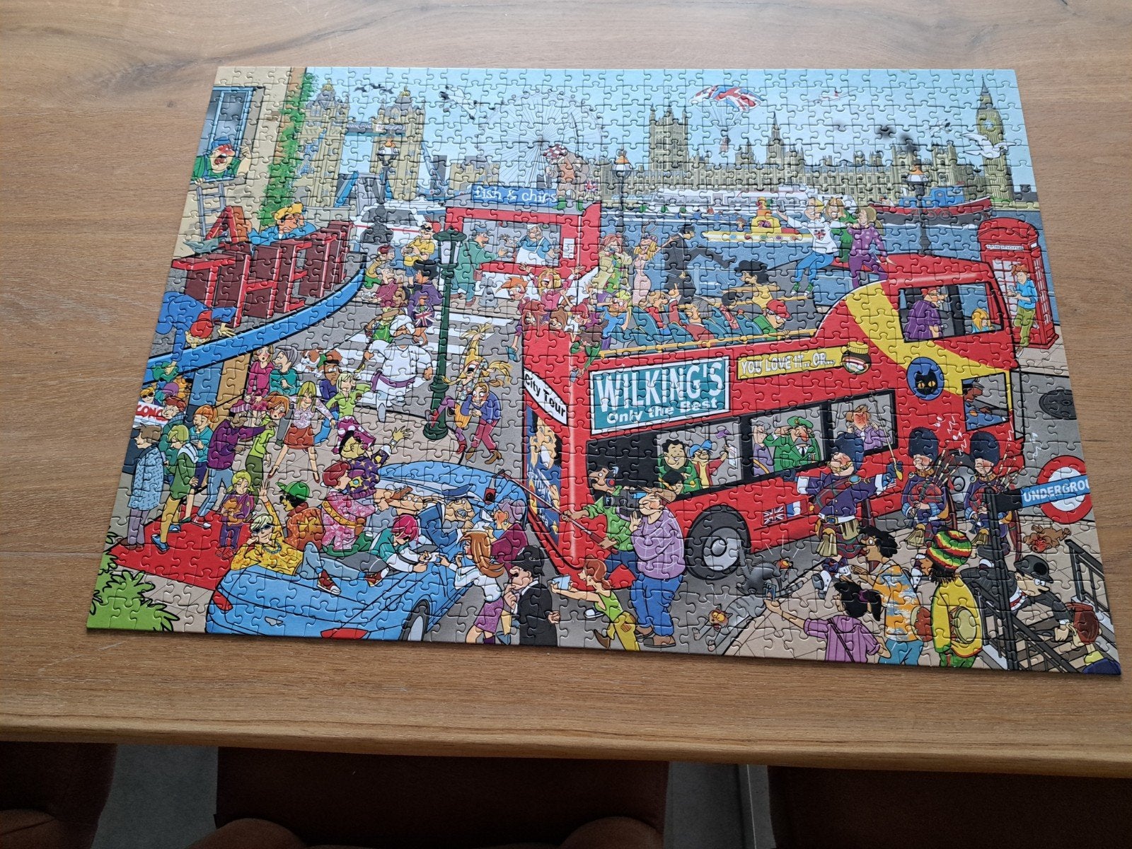 Puzzel, Ophalen of Verzenden, 500 t/m 1500 stukjes, Zo goed als nieuw