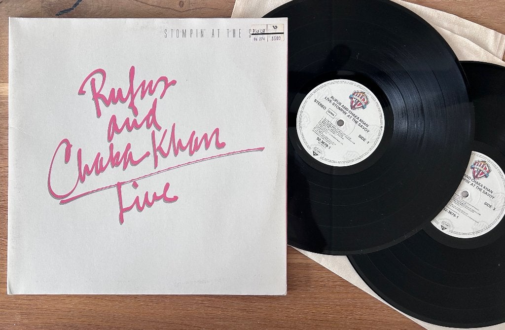 RUFUS feat. CHAKA KAHN - Stompin' at the Savoy ( 2LP; NMINT), Ophalen of Verzenden, Zo goed als nieuw