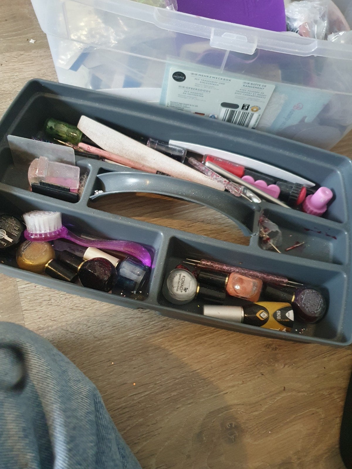 Nailart spullen zonder opberg koffer, Ophalen of Verzenden, Gebruikt, Overige kleuren, Handen en Nagels