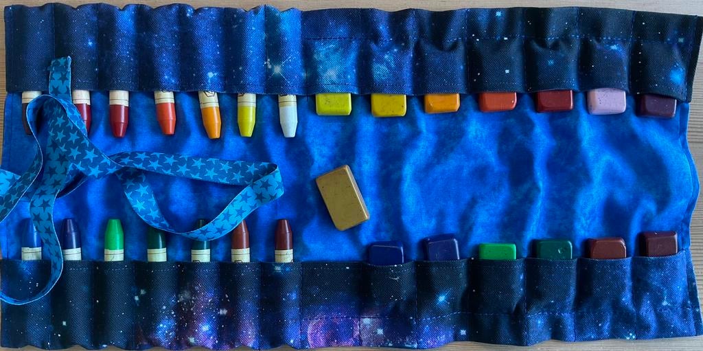 Krijtrol Krijtzak Roletui Vrijeschool Waldorf 14 vakjes, Hobby en Vrije tijd, Leeuwarden, Handgemaakt, Overige typen, Nieuw
