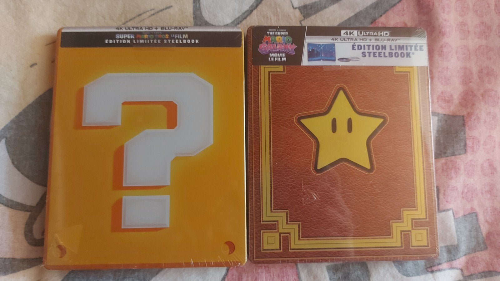Super Mario Bros/Galaxy Movie 4K + Blu-ray Steelbooks, Nederlands, Alle leeftijden, Film, Kinderen en Jeugd