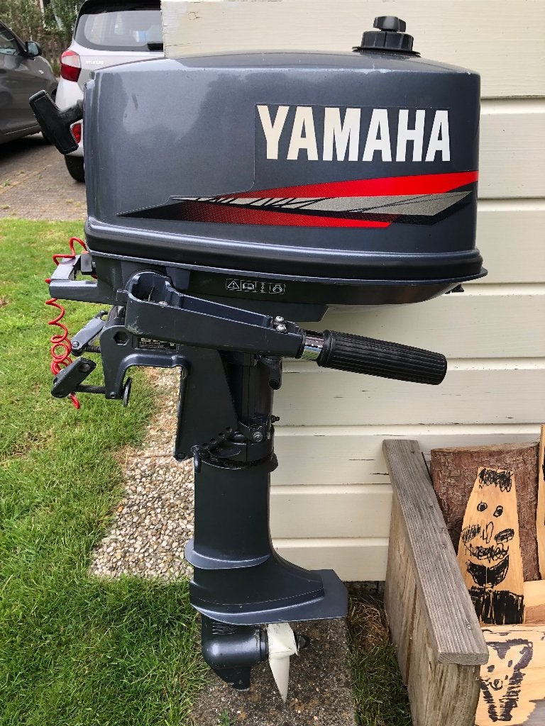 Yamaha 5 PK 2 takt kortstaart, Watersport en Boten, Ophalen, 5 tot 10 pk, Zo goed als nieuw, Buitenboordmotor