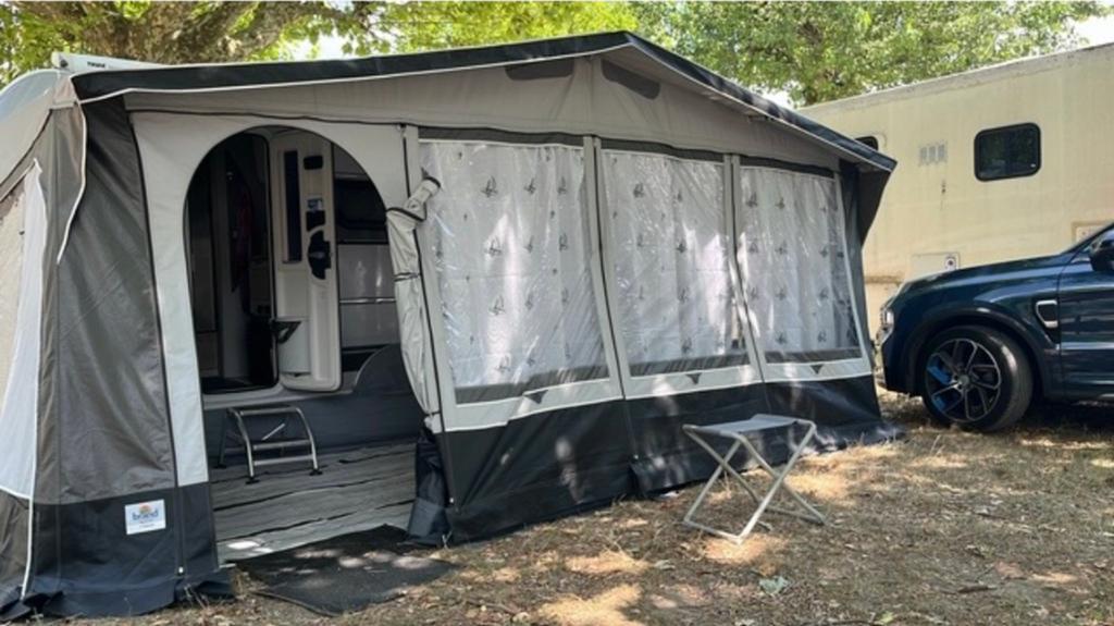 Brand Safir TL 240 Voortent - Ten Cate All Season, Caravans en Kamperen, Voortenten en Luifels, Ophalen, Zo goed als nieuw, Ten Cate All Season 240g/m2