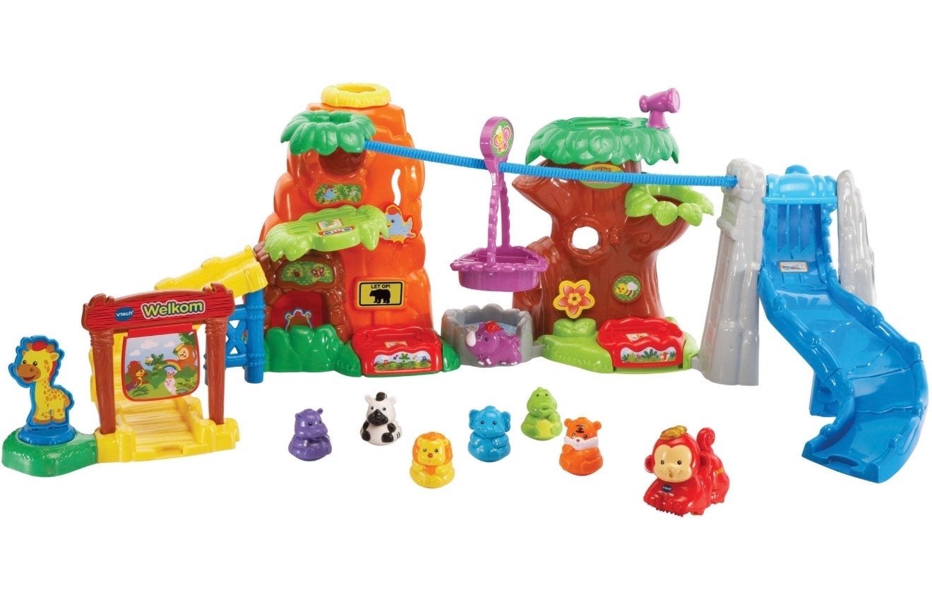 VTech Zoef Zoef Dieren Avonturenjungle met dieren, Ophalen, Gebruikt, Jongen of Meisje