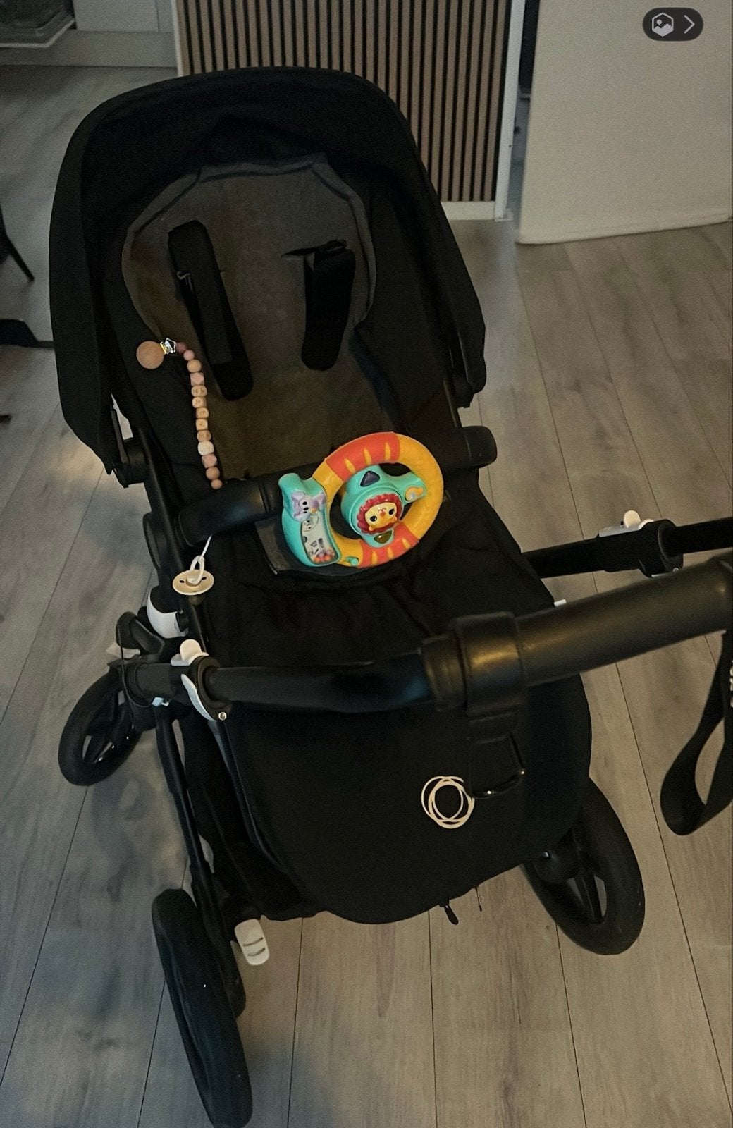 Bugaboo Fox 3 met meerijdplankje en accessoires, Gebruikt, Ophalen, Kinderwagen, Duowagen