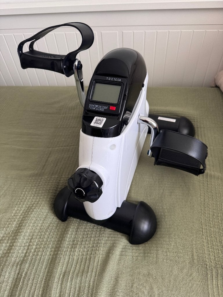 Mini pedaaltrainer / bureaufiets, Sport en Fitness, Fitnessapparatuur, Ophalen, Overige materialen, Spinningfiets, Zo goed als nieuw