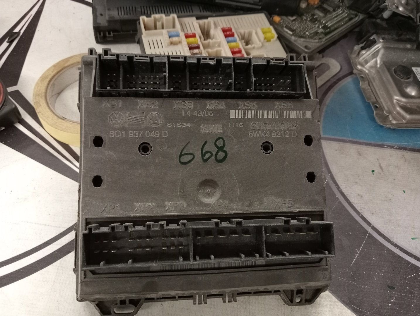 Computer Volkswagen Fox (5Z) (2005-04/2011-07) 6q1937049d, Gebruikt, -, Volkswagen, -