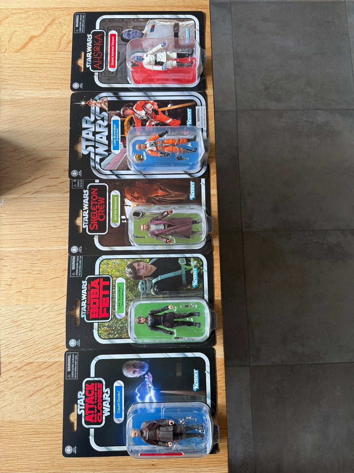5 Star Wars action figures (Kenner) Nieuw in verpakking, Verzamelen, Ophalen of Verzenden, Nieuw