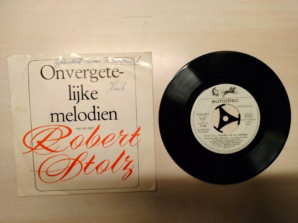 Robert Stolz - Onvergetelijke Melodiën, Gebruikt, 7 inch, Single, Ophalen of Verzenden