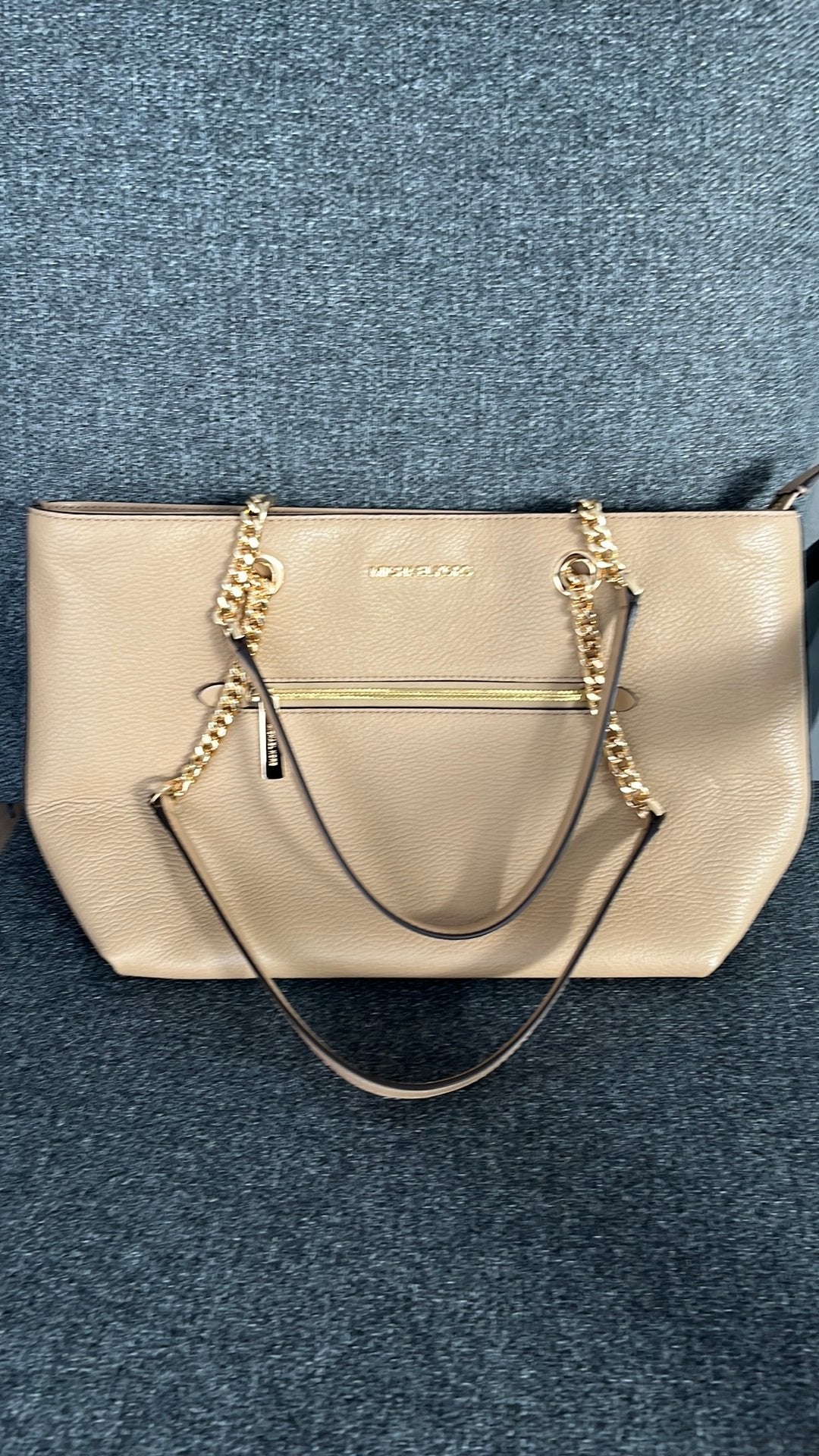 Tas Michael kors, Ophalen of Verzenden, Zo goed als nieuw, Beige, Handtas