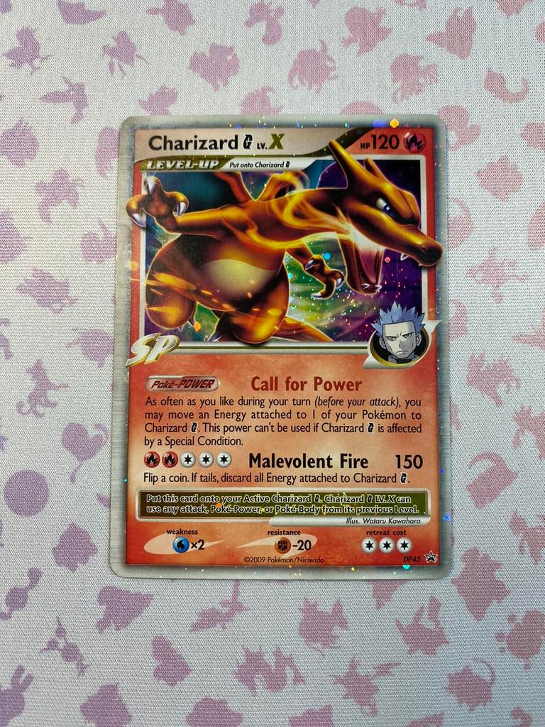 CHARIZARD G LV.X DPPR 45 SP NEAR MINT, Ophalen of Verzenden, Zo goed als nieuw