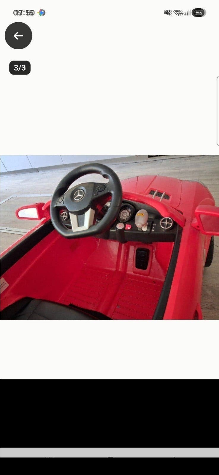 Elektrische kinderauto - Mercedes-Benz (rood), Kinderen en Baby's, Gebruikt