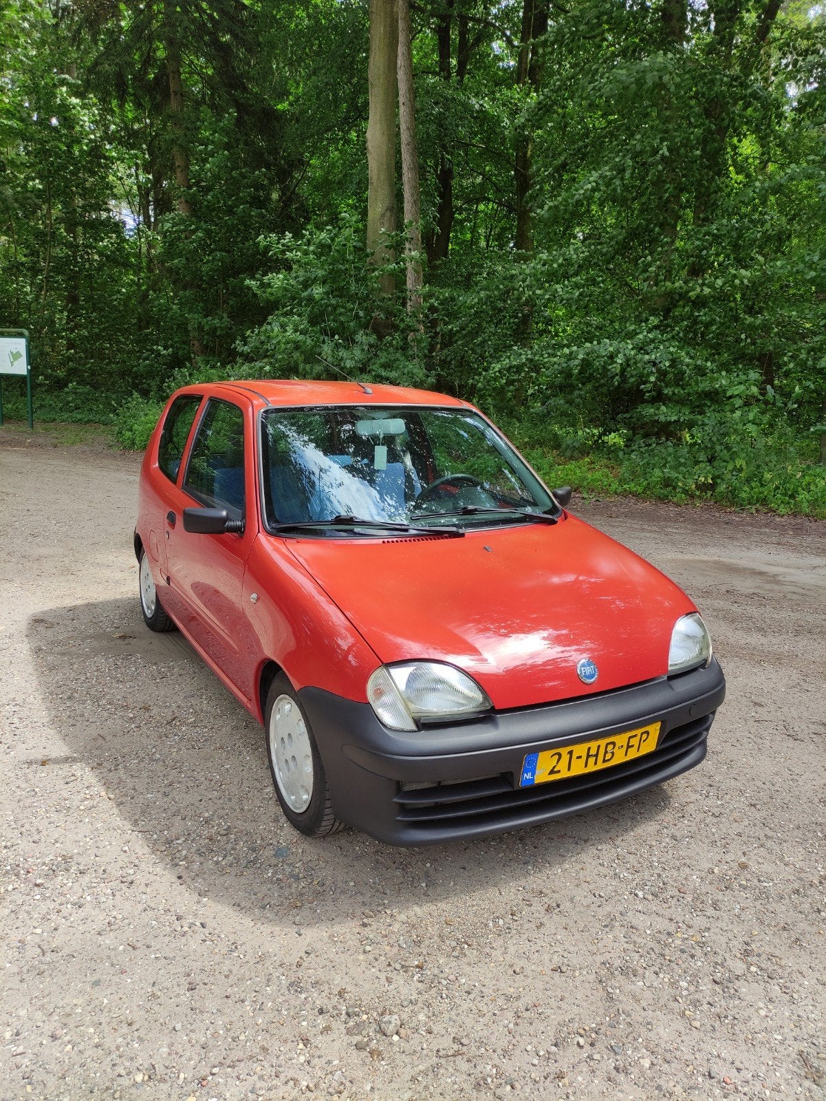 Fiat Seicento 1.1 2001 Rood, Auto's, Fiat, Seicento, Benzine, C, Hatchback, Handgeschakeld, Origineel Nederlands, Rood, Voorwielaandrijving