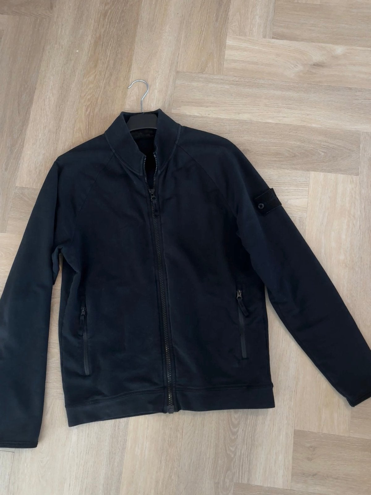 Stone Island Ghost Sweat Jacket Heren Maat M, Ophalen of Verzenden, Gedragen, Maat 48/50 (M), Zwart