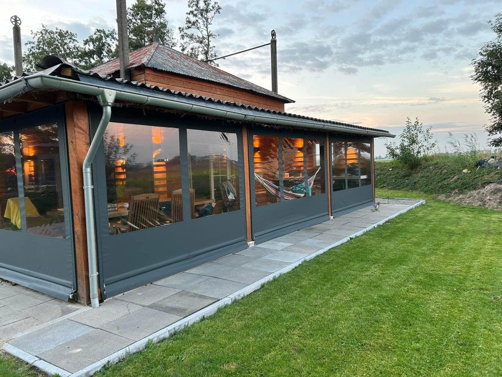 Verandazeil /Overkapping zeil/Zijwanden  op maat, Tuin en Terras, Ophalen, Nieuw, Veranda