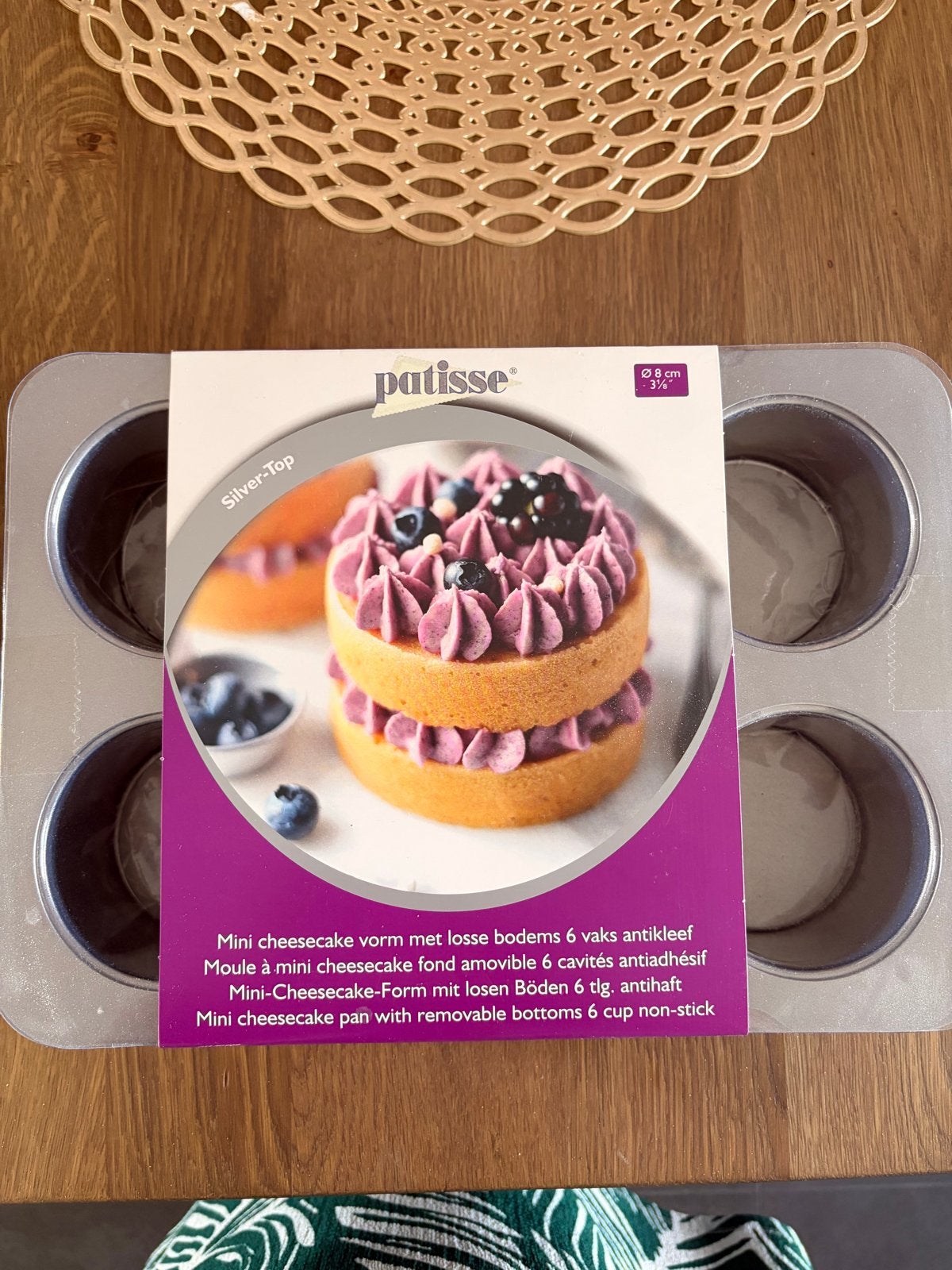 Patisse Mini Cheesecake Vorm - Nieuw in Verpakking, Overige typen, Ophalen of Verzenden, Metaal, Overige merken