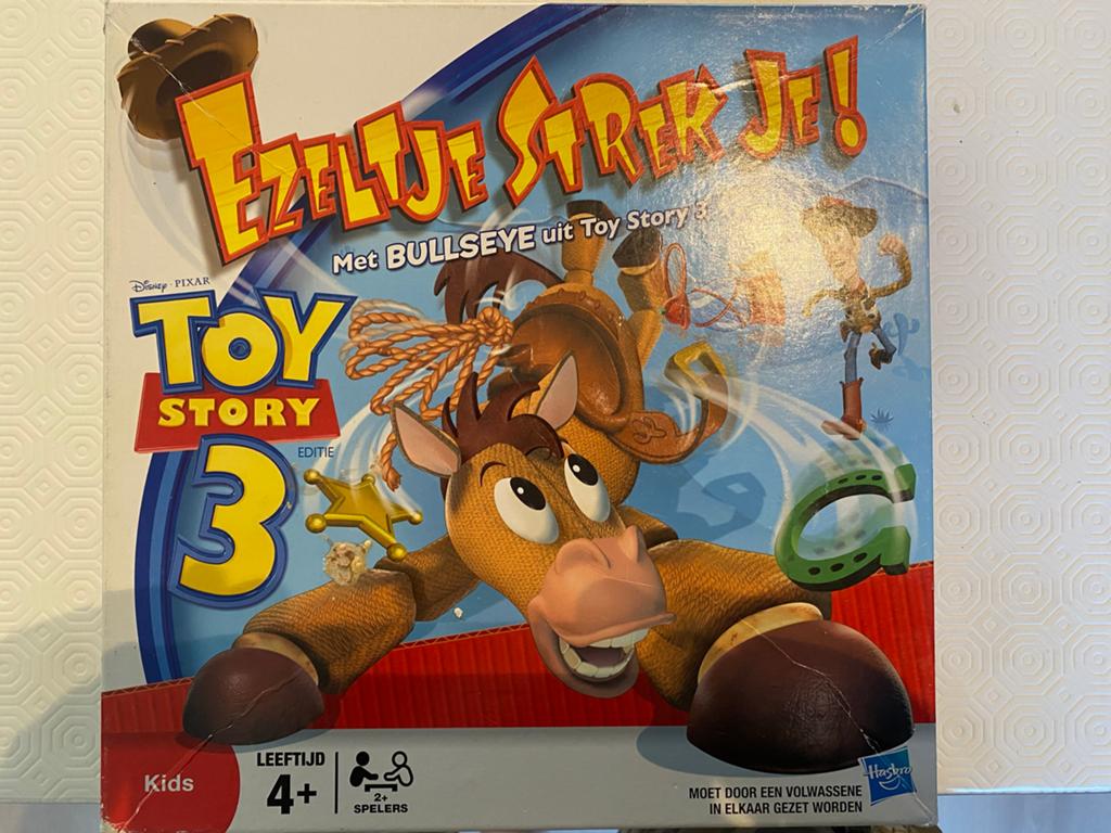 Ezeltje Strek Je! Toy Story 3 spel met Bullseye, Een of twee spelers, Ophalen, Gebruikt