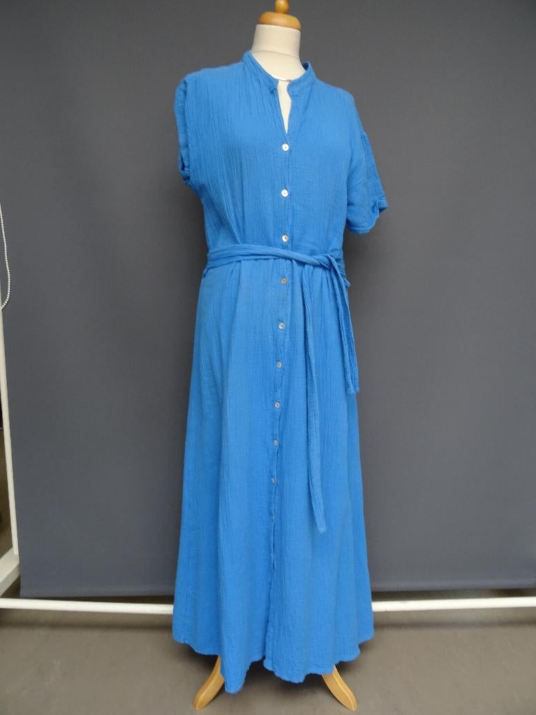 LOLA LIZA maat 40, mousseline jurk., Maat 38/40 (M), Blauw, Ophalen of Verzenden, Zo goed als nieuw