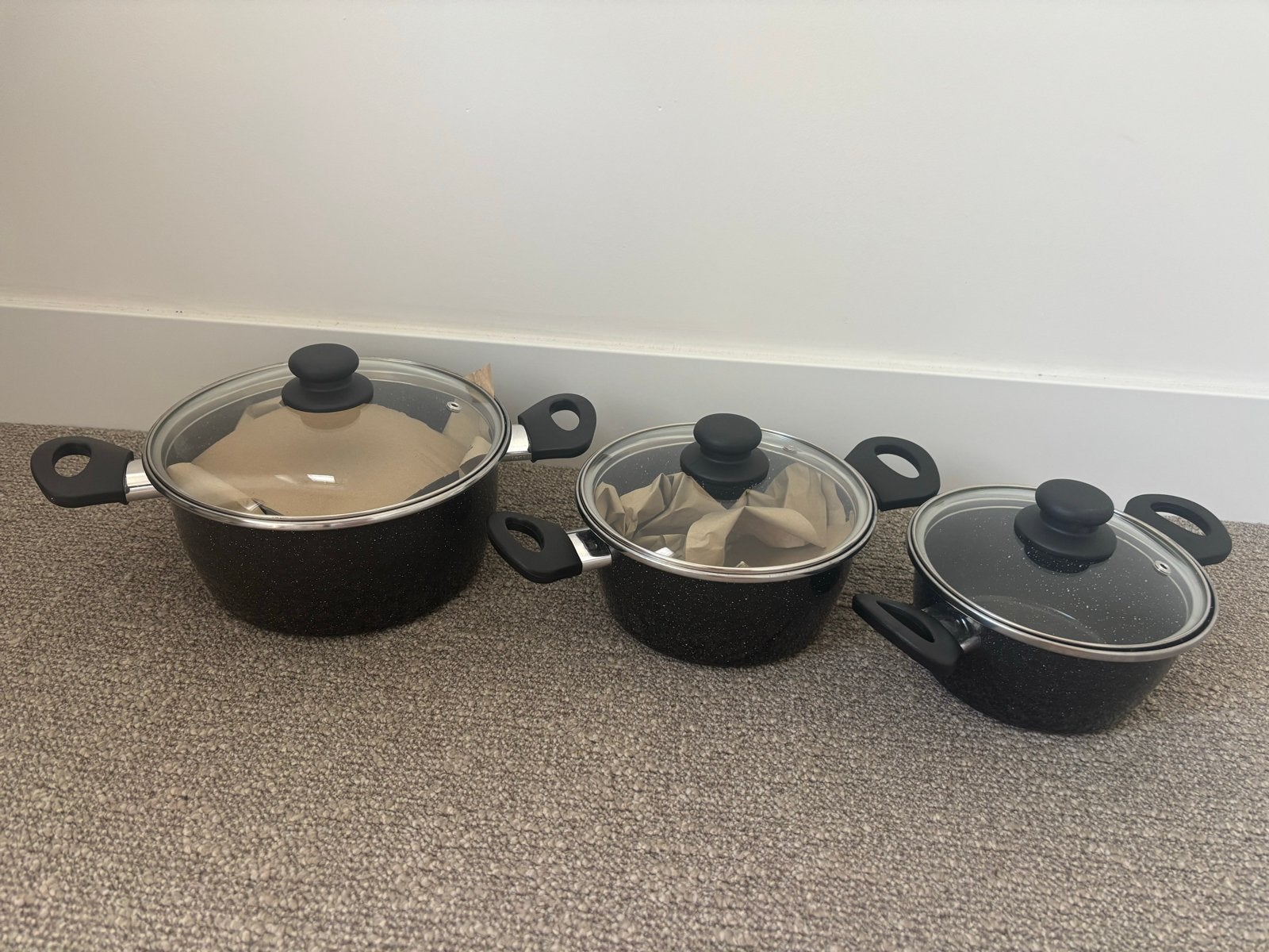 InnovaCook Pannenset, Ophalen, Antiaanbaklaag, Nieuw, Pannenset
