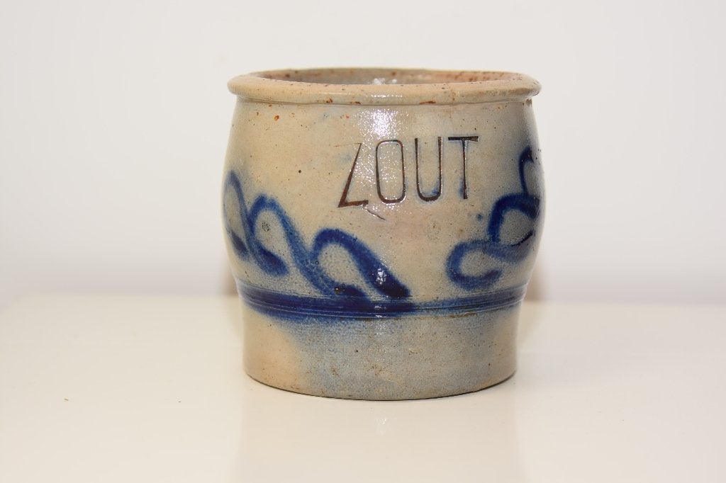 Steengoed zoutpot, Ophalen of Verzenden