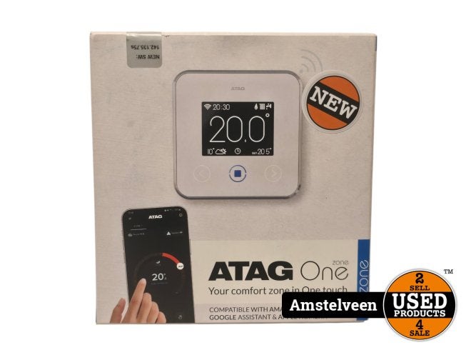 ATAG One 2.0 slimme thermostaat wit | Nieuw, Flex Ltd., Nieuw, https://flex.com/contact-us, Nobelstraat 10, 5807 GA Oostrum LB, Limburg, Nederland