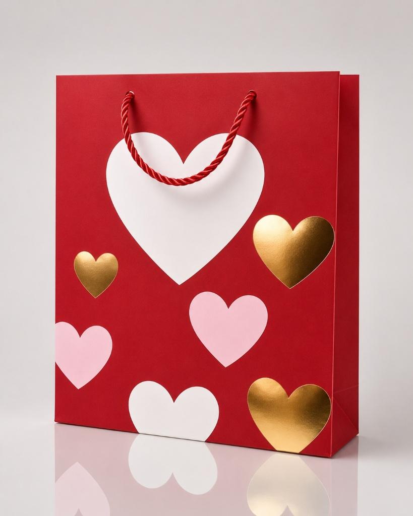 Partij cadeautassen met hart print, NHP International, Overige typen, Ophalen of Verzenden, Info@nhp-international.com