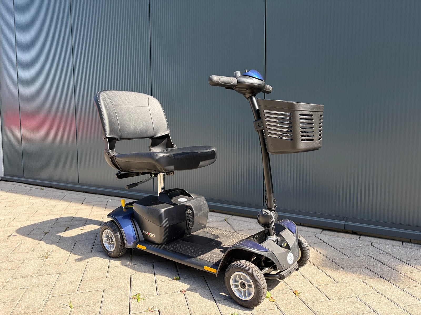 In nieuwstaat verkerende opvouwbare scootmobiel Pride Gogo