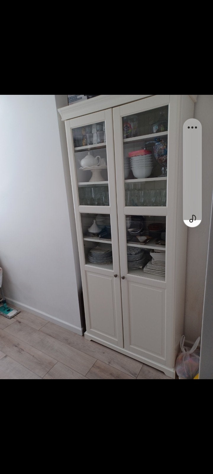 Vitrinekast keuken kast., Huis en Inrichting, Ophalen of Verzenden, 25 tot 50 cm, 200 cm of meer