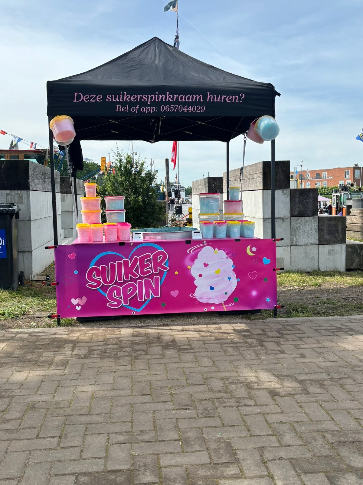 Te huur - Suikerspin kraam - gratis uitdelen!, Ophalen, Zo goed als nieuw, Overige