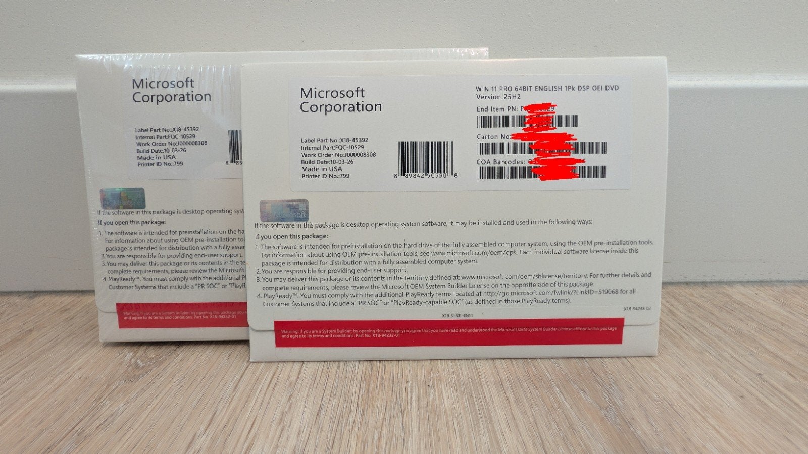 Microsoft Windows 11 Pro, English, DVD en licentie. Nog 4!, Computers en Software, Besturingssoftware, Ophalen of Verzenden, Nieuw