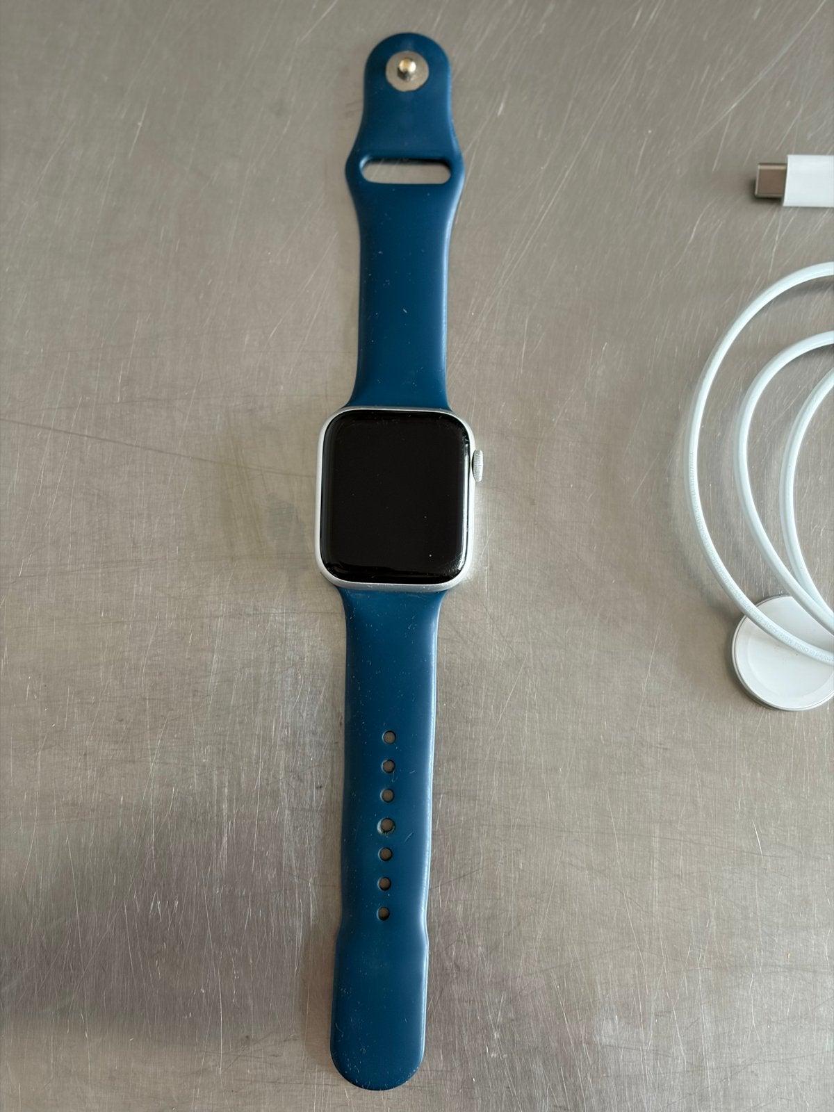 Apple Watch Series 4 Nike 44MM Aluminium, Sieraden, Tassen en Uiterlijk, Smartwatches, IOS, Ophalen of Verzenden, Waterdicht, Zilver