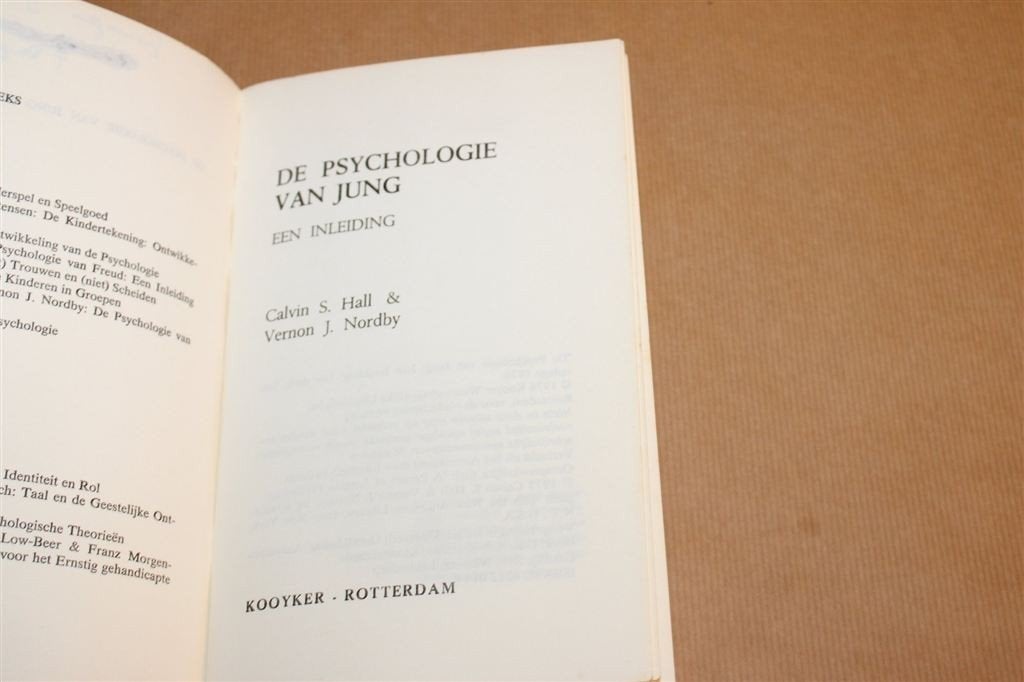 Psychologie van Jung — Inleiding, Kooyker Reeks, Ophalen of Verzenden, Gelezen