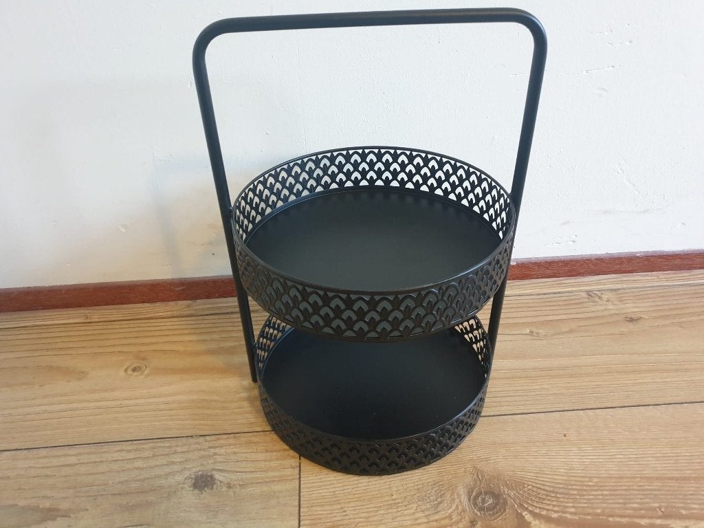 Etagère, schalen en opbergrekjes (5 items), Ophalen, Zo goed als nieuw, Etagère, Metaal