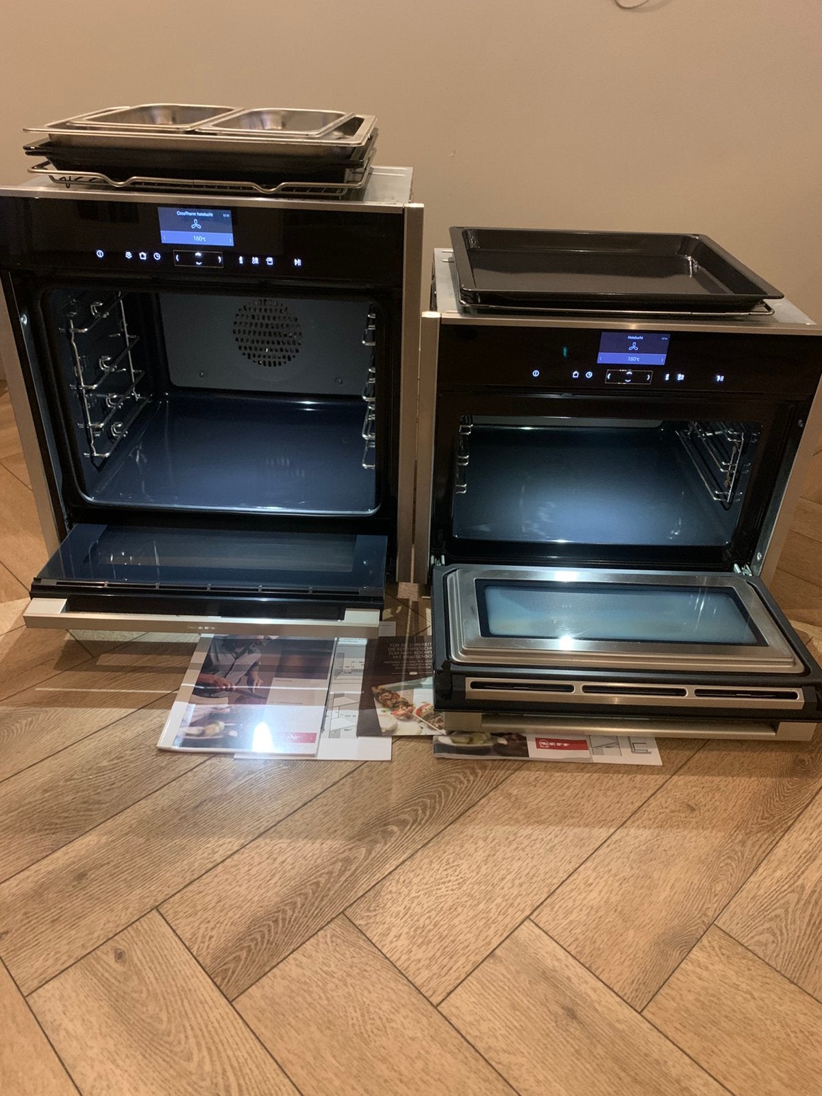 Neff Combi oven/magnetron + combi stoomoven, Ophalen, Zo goed als nieuw, Oven, Inbouw