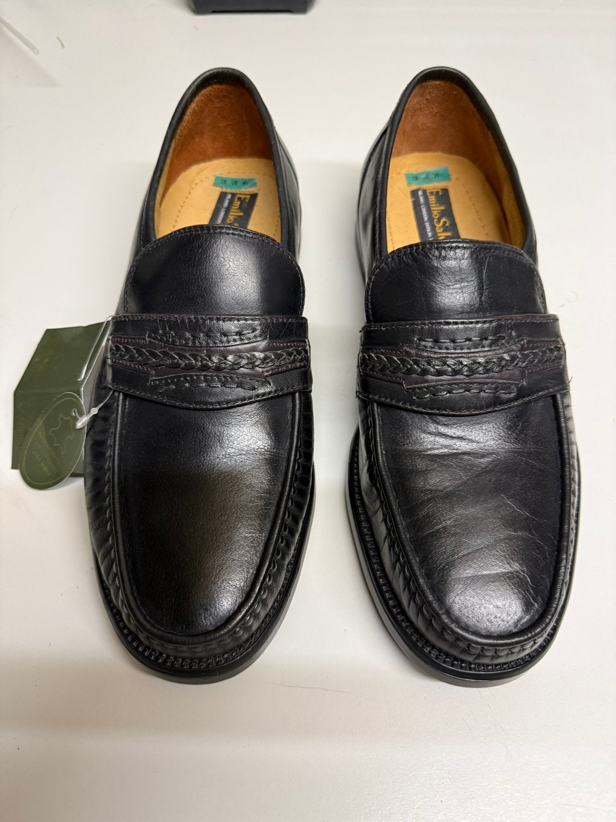 Te koop paar nieuwe zwarte leren schoenen., Zwart, Overige typen, Nieuw, Ophalen of Verzenden