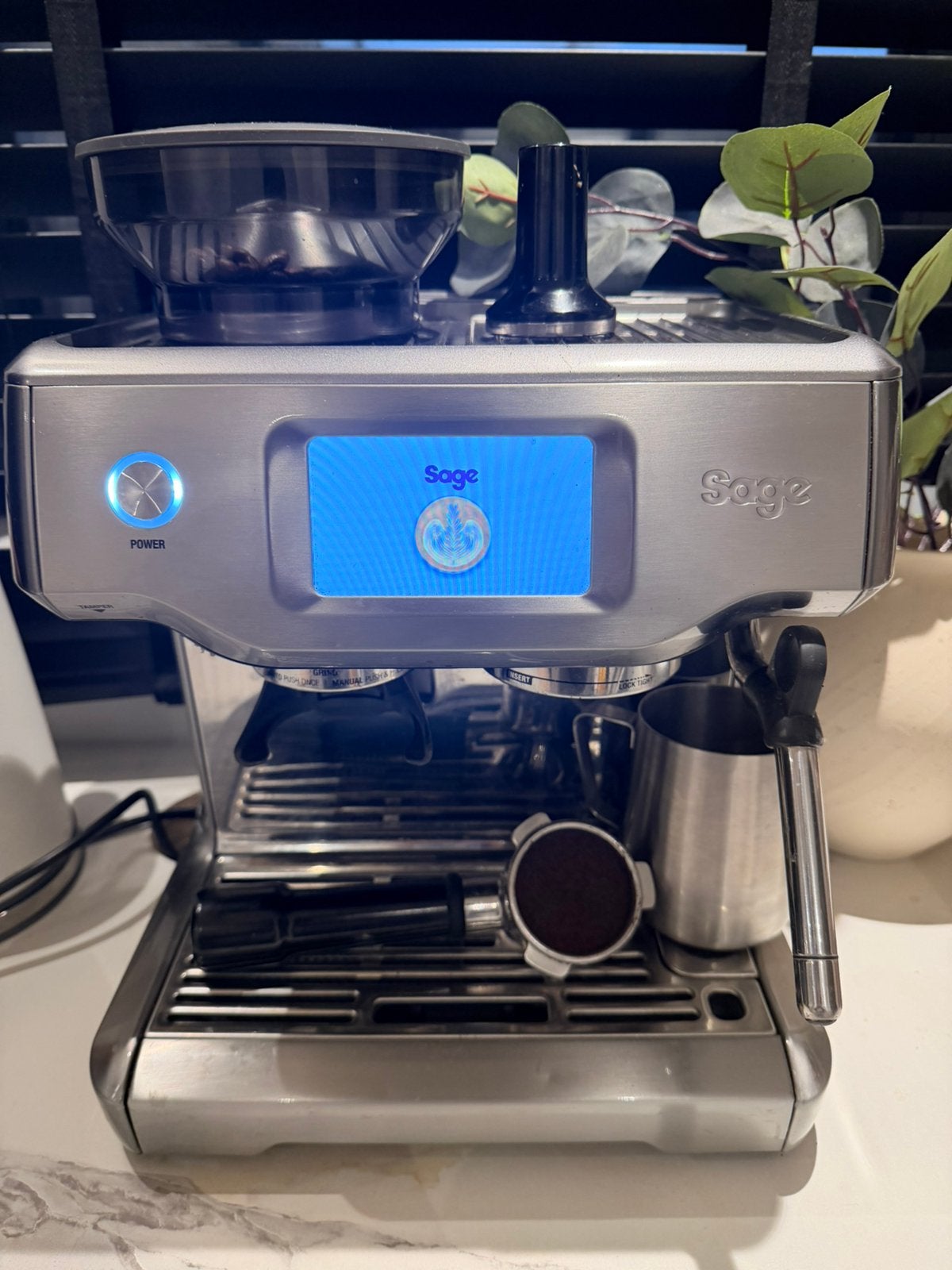 Te koop Sage Touch zo goed als nieuw!!, Espresso apparaat, Zo goed als nieuw, X, 2 tot 4 kopjes