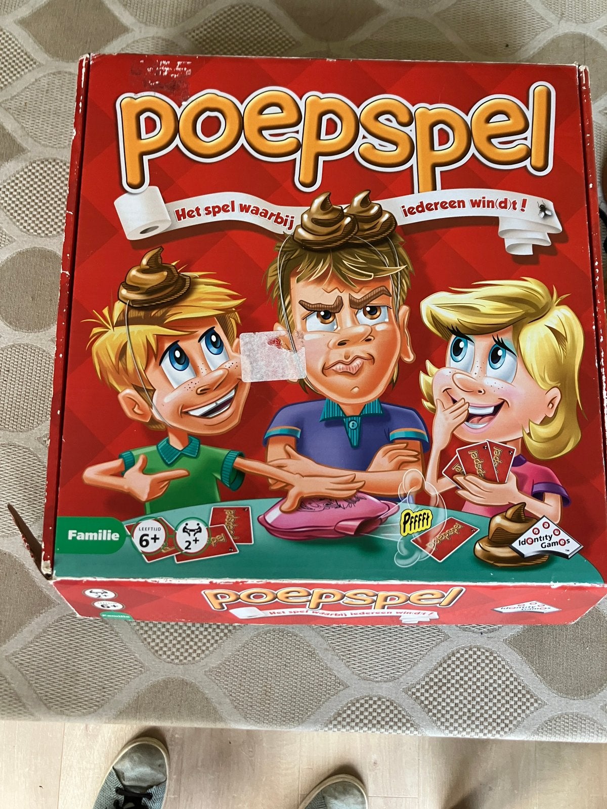 Poepspel compleet, Hobby en Vrije tijd, Ophalen of Verzenden, Gebruikt