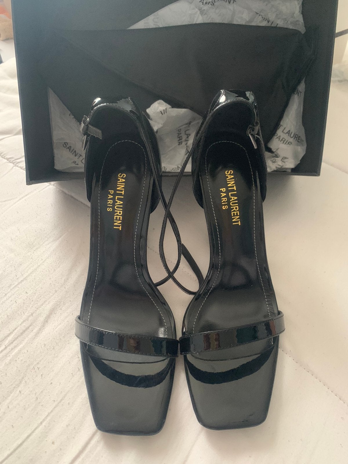 Saint laurent opyum heels, Kleding | Dames, Ophalen of Verzenden, Zo goed als nieuw, Zwart