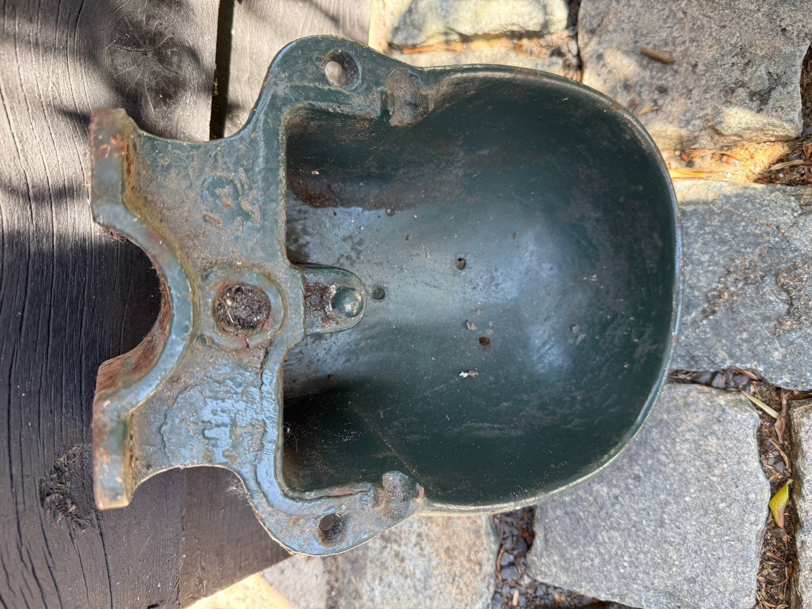 Oude gietijzeren voederbak - Brocante boerderijstijl, Antiek en Kunst, Curiosa en Brocante, Verzenden