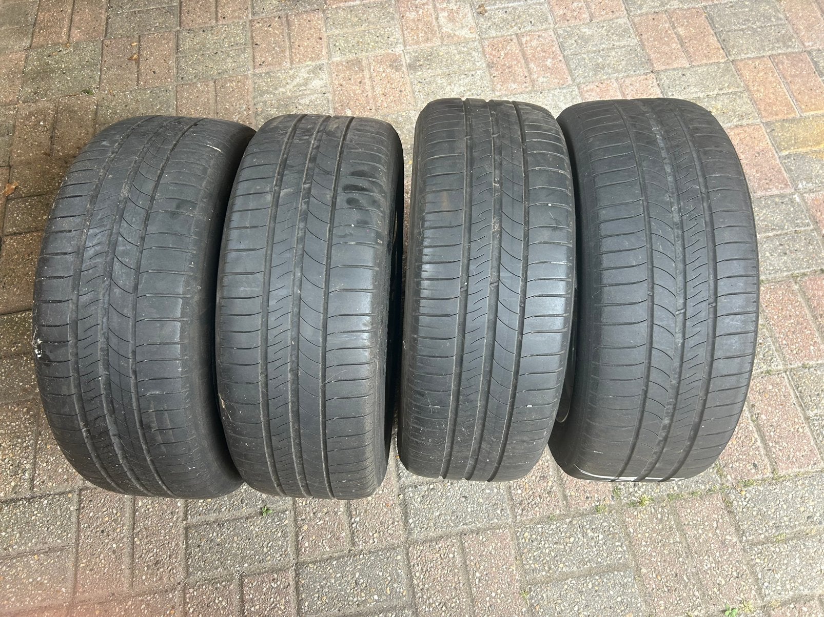 4x lm velg audi A4 205/55 R16, Ophalen, Velg(en), 16 inch, 205 mm