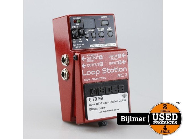 Boss RC-3 Loop Station Guitar Effects Pedal, Flex Ltd., Zo goed als nieuw, https://flex.com/contact-us, Nobelstraat 10, 5807 GA Oostrum LB, Limburg, Nederland